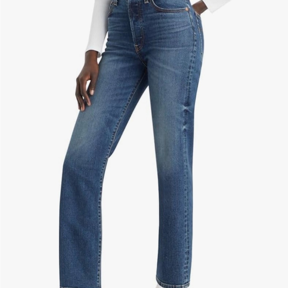 Levi's Women's Ribcage Straight Ankle Jeans • 25
